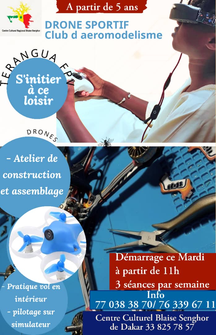 Initiation au pilotage de drones animés par Teranga FPV