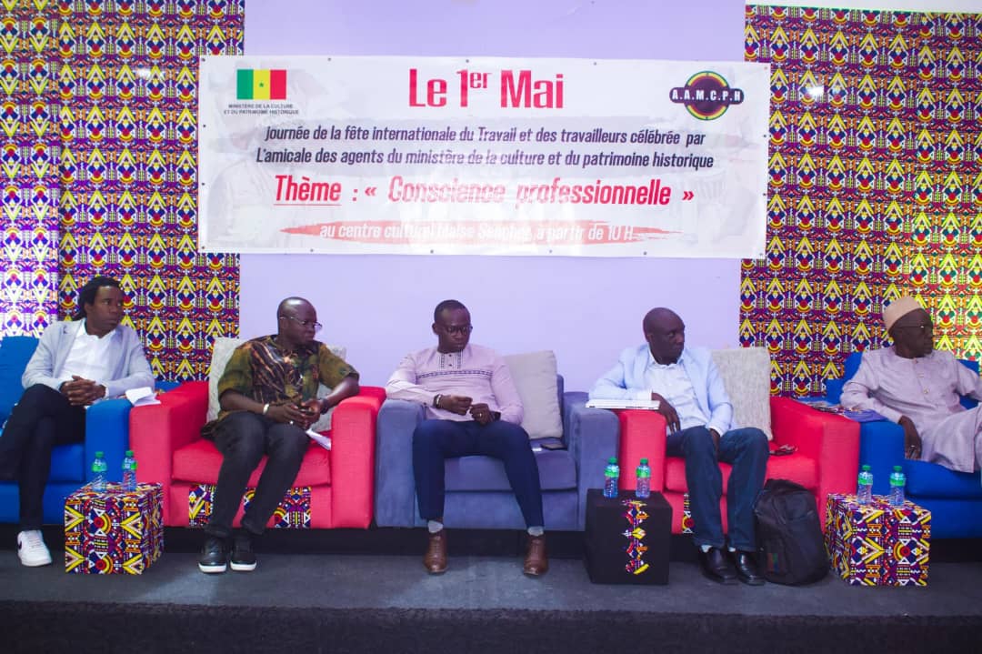 Célébration de la fête internationale du travail par l&rsquo;amicale du des agents du ministère de la culture