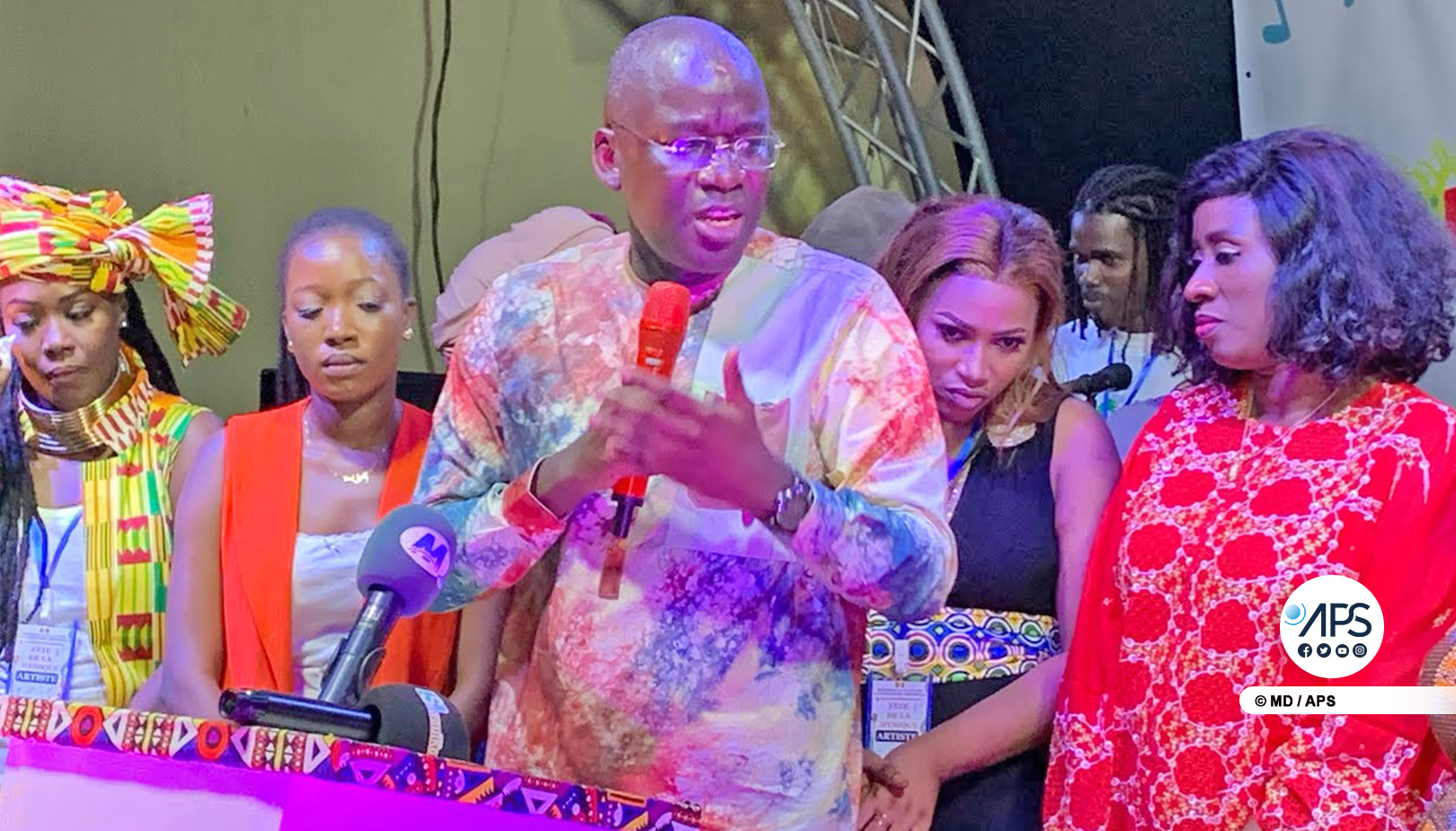 Ouverture officielle de la fête de la musique par le Pr Aliou Sow, ministre de la culture et du patrimoine historique